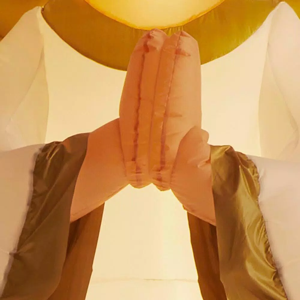 Airblown 8 Ft. Inflatable Fuzzy Luxe Angel 5 Airblown 8 Ft. Inflatable Fuzzy Luxe Angel - Image 5