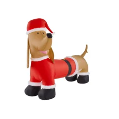 Airblown 4 Ft. Inflatable Dachshund With Santa Outfit 7 Airblown 4 Ft. Inflatable Dachshund With Santa Outfit -Christmas decorations shop airblown christmas inflatables 87551 40 1000