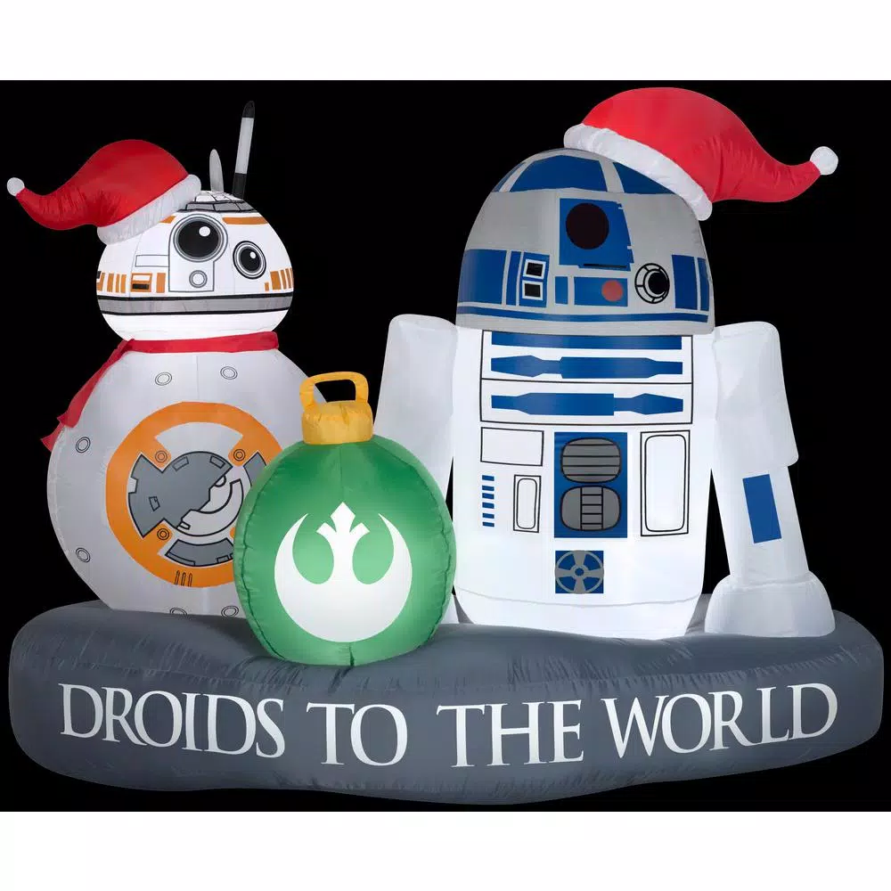 Airblown 5 Ft. W Inflatable Christmas Airblown Stylized R2-D2 BB-8 Driod Star Wars 1 Airblown 5 Ft. W Inflatable Christmas Airblown Stylized R2-D2 BB-8 Driod Star Wars