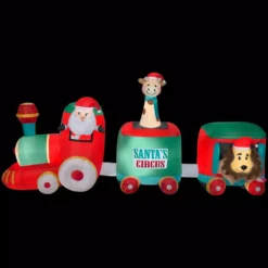 Airblown 12 Ft. W Inflatable Pre-Lit Plush Santa In Circus Train 14 Airblown 12 Ft. W Inflatable Pre-Lit Plush Santa In Circus Train -Christmas decorations shop airblown christmas inflatables g 14946 c3 1000