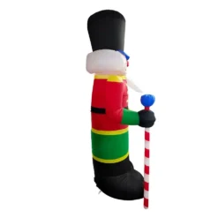 ALEKO 96 In. Christmas Inflatable Nutcracker With UL Certified Blower And LED Lights 10 ALEKO 96 In. Christmas Inflatable Nutcracker With UL Certified Blower And LED Lights -Christmas decorations shop aleko christmas inflatables chid001 hd 1f 1000