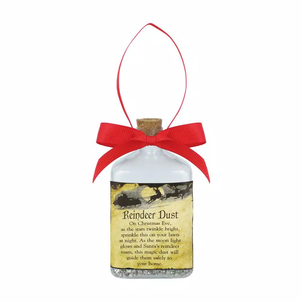 Amscan 4 In. X 2 In. X 1.25 In. Christmas Reindeer Dust Ornament (2-Pack) 1 Amscan 4 In. X 2 In. X 1.25 In. Christmas Reindeer Dust Ornament (2-Pack)