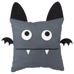 Amscan 15 In. Gray Halloween Bat Pillow (3-Pack)