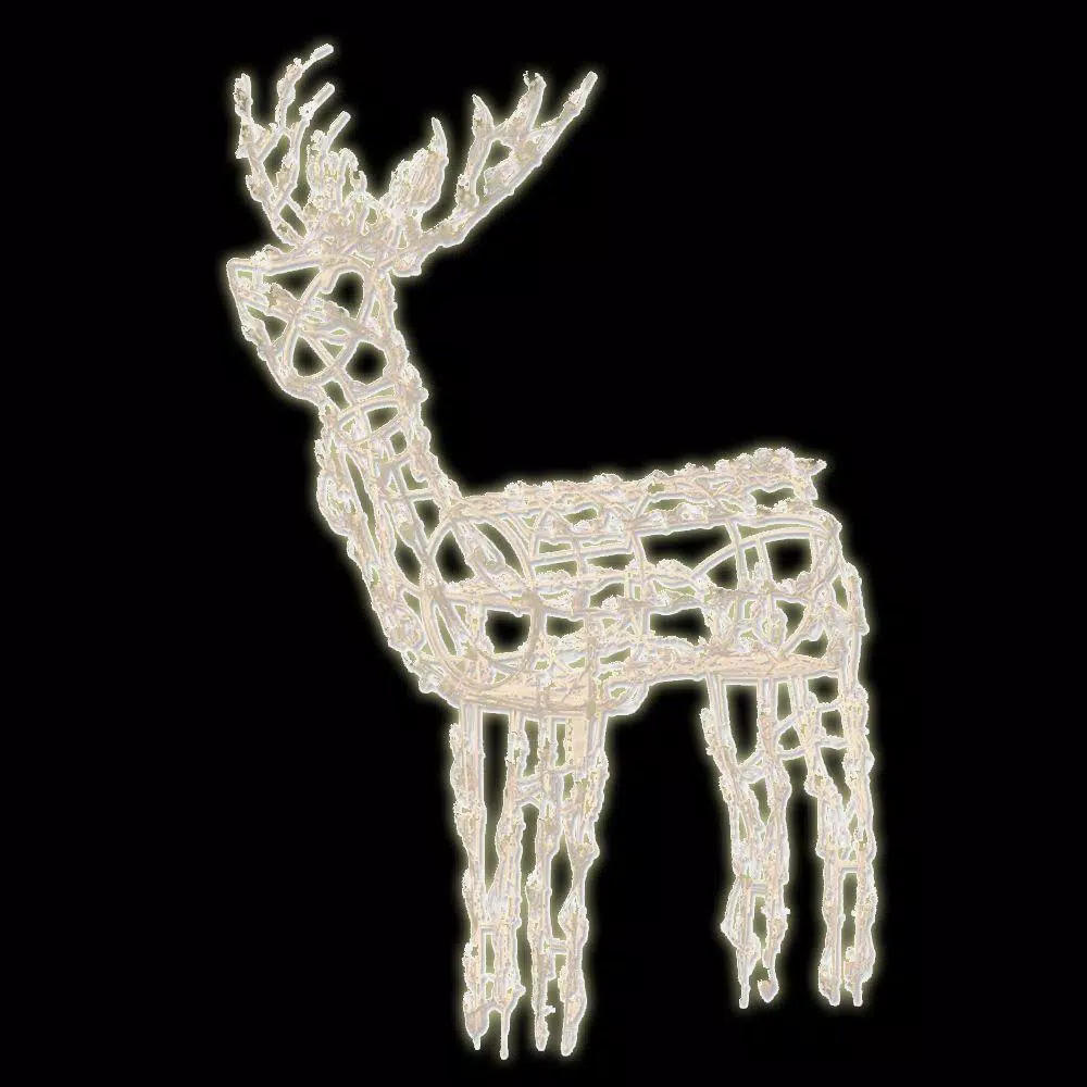 Brite Star 48 In. 105-Light LED Standing Buck Sculpture Wireframe 1 Brite Star 48 In. 105-Light LED Standing Buck Sculpture Wireframe