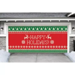 My Door Decor 7 Ft. X 16 Ft. Ugly Christmas Sweater Happy Holidays-Christmas Garage Door Decor Mural For Double Car Garage 5 My Door Decor 7 Ft. X 16 Ft. Ugly Christmas Sweater Happy Holidays-Christmas Garage Door Decor Mural For Double Car Garage -Christmas decorations shop christmas flags 285905xmas 018 c3 1000