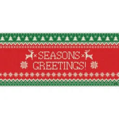 My Door Decor 7 Ft. X 16 Ft. Don’t Open Until Christmas Garage Door Decor Mural For Double Car Garage