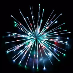 HOLIDYNAMICS HOLIDAY LIGHTING SOLUTIONS 16 In. Pure White/Red/Green LED Christmas Spritzer