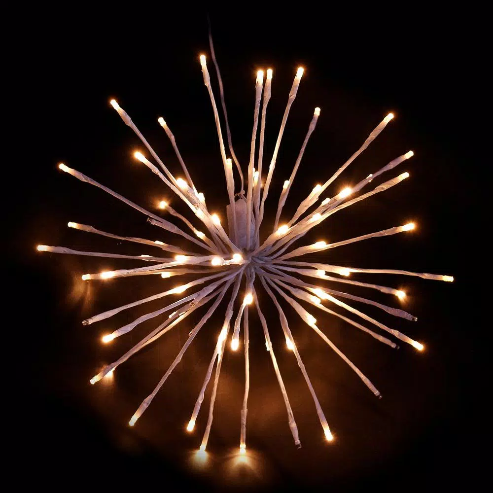 HOLIDYNAMICS HOLIDAY LIGHTING SOLUTIONS 24 In. Classic White LED Christmas Spritzer 1 HOLIDYNAMICS HOLIDAY LIGHTING SOLUTIONS 24 In. Classic White LED Christmas Spritzer