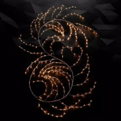 HOLIDYNAMICS HOLIDAY LIGHTING SOLUTIONS 10 Ft. Classic White/Gold LED Climber