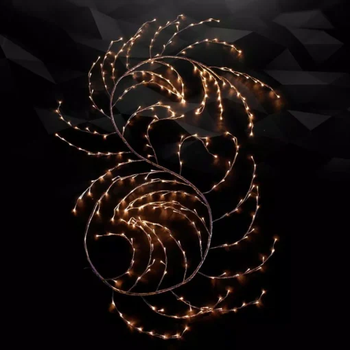 HOLIDYNAMICS HOLIDAY LIGHTING SOLUTIONS 10 Ft. Classic White/Gold LED Climber 8 HOLIDYNAMICS HOLIDAY LIGHTING SOLUTIONS 10 Ft. Classic White/Gold LED Climber -Christmas decorations shop christmas yard decorations 66405 cwgd 64 1000