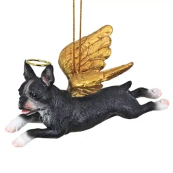 Design Toscano 2.5 In. Honor The Pooch Boston Terrier Holiday Dog Angel Ornament 7 Design Toscano 2.5 In. Honor The Pooch Boston Terrier Holiday Dog Angel Ornament -Christmas decorations shop design toscano christmas ornaments jh170716 4f 1000
