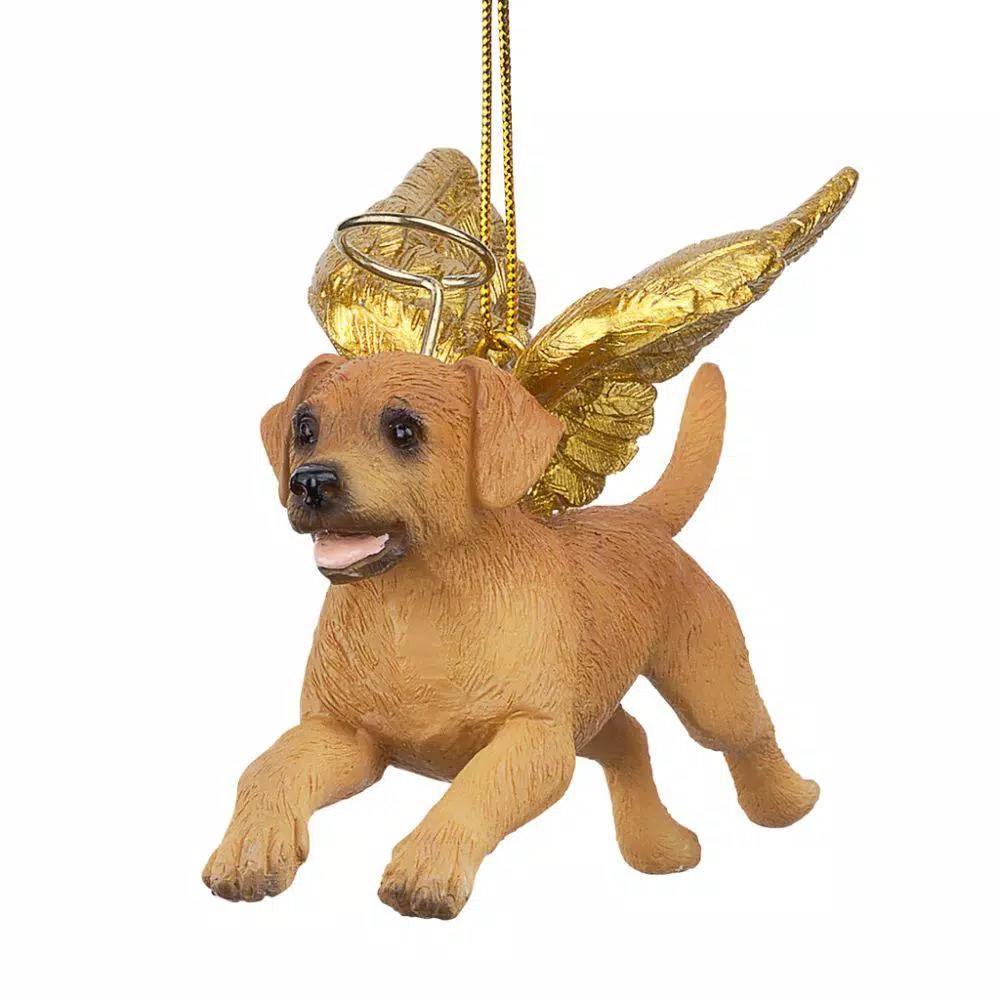 Design Toscano 3 In. Honor The Pooch Golden Retriever Holiday Dog Angel Ornament 1 Design Toscano 3 In. Honor The Pooch Golden Retriever Holiday Dog Angel Ornament
