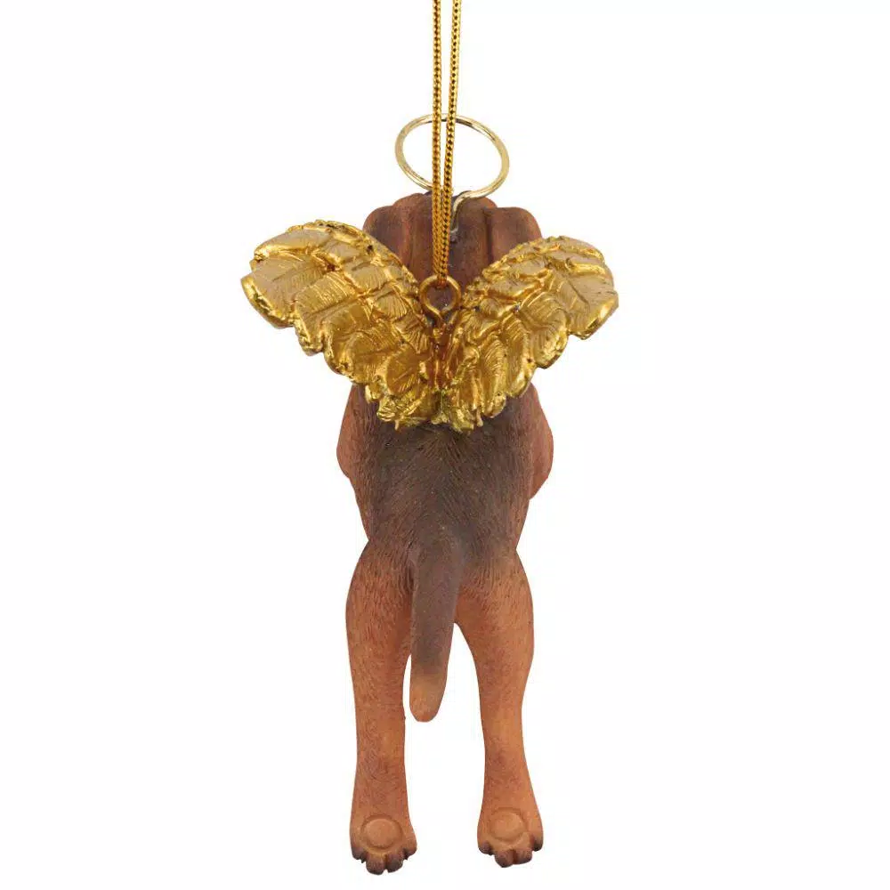 Design Toscano 3 In. Honor The Pooch Dachshund Holiday Dog Angel Ornament 4 Design Toscano 3 In. Honor The Pooch Dachshund Holiday Dog Angel Ornament - Image 4