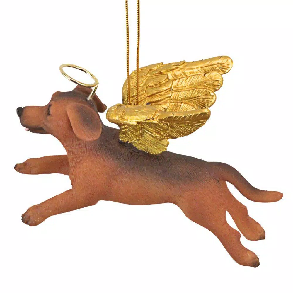Design Toscano 3 In. Honor The Pooch Dachshund Holiday Dog Angel Ornament 3 Design Toscano 3 In. Honor The Pooch Dachshund Holiday Dog Angel Ornament - Image 3