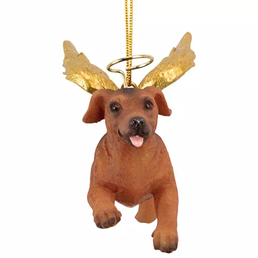 Design Toscano 3 In. Honor The Pooch Dachshund Holiday Dog Angel Ornament 2 Design Toscano 3 In. Honor The Pooch Dachshund Holiday Dog Angel Ornament - Image 2