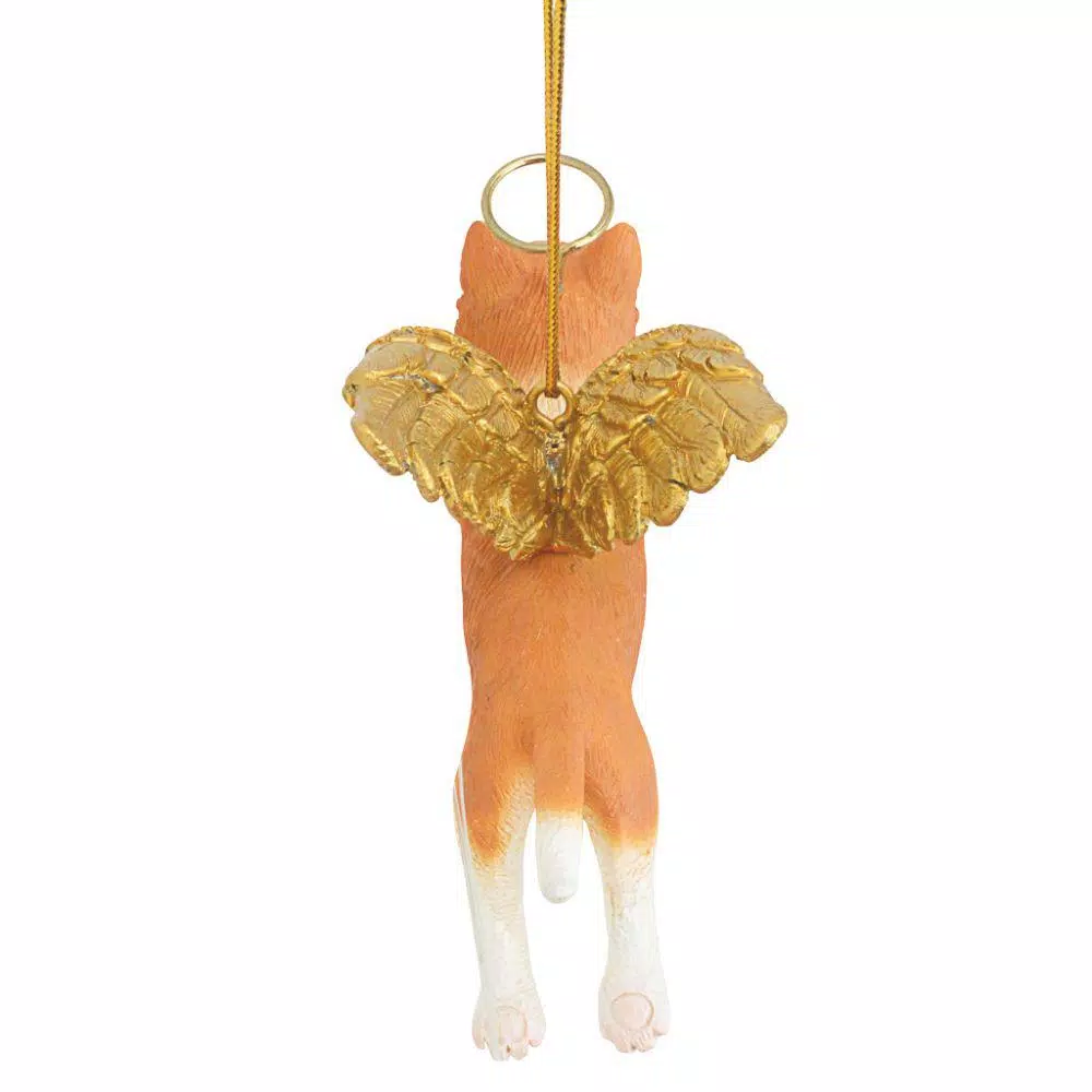 Design Toscano 2.5 In. Honor The Feline Orange Tabby Holiday Cat Angel Ornament 4 Design Toscano 2.5 In. Honor The Feline Orange Tabby Holiday Cat Angel Ornament - Image 4