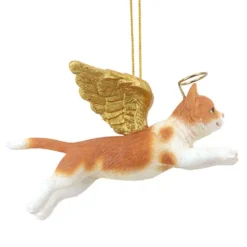 Design Toscano 2.5 In. Honor The Feline Orange Tabby Holiday Cat Angel Ornament 9 Design Toscano 2.5 In. Honor The Feline Orange Tabby Holiday Cat Angel Ornament -Christmas decorations shop design toscano christmas ornaments jh170738 44 1000