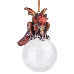 Design Toscano 3.5 In. The Pensive Percher Dragon 2018 Collectible Holiday Ornament 11 Design Toscano 3.5 In. The Pensive Percher Dragon 2018 Collectible Holiday Ornament -Christmas decorations shop design toscano christmas ornaments qs293582 44 1000