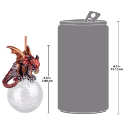 Design Toscano 3.5 In. The Pensive Percher Dragon 2018 Collectible Holiday Ornament 13 Design Toscano 3.5 In. The Pensive Percher Dragon 2018 Collectible Holiday Ornament -Christmas decorations shop design toscano christmas ornaments qs293582 76 1000