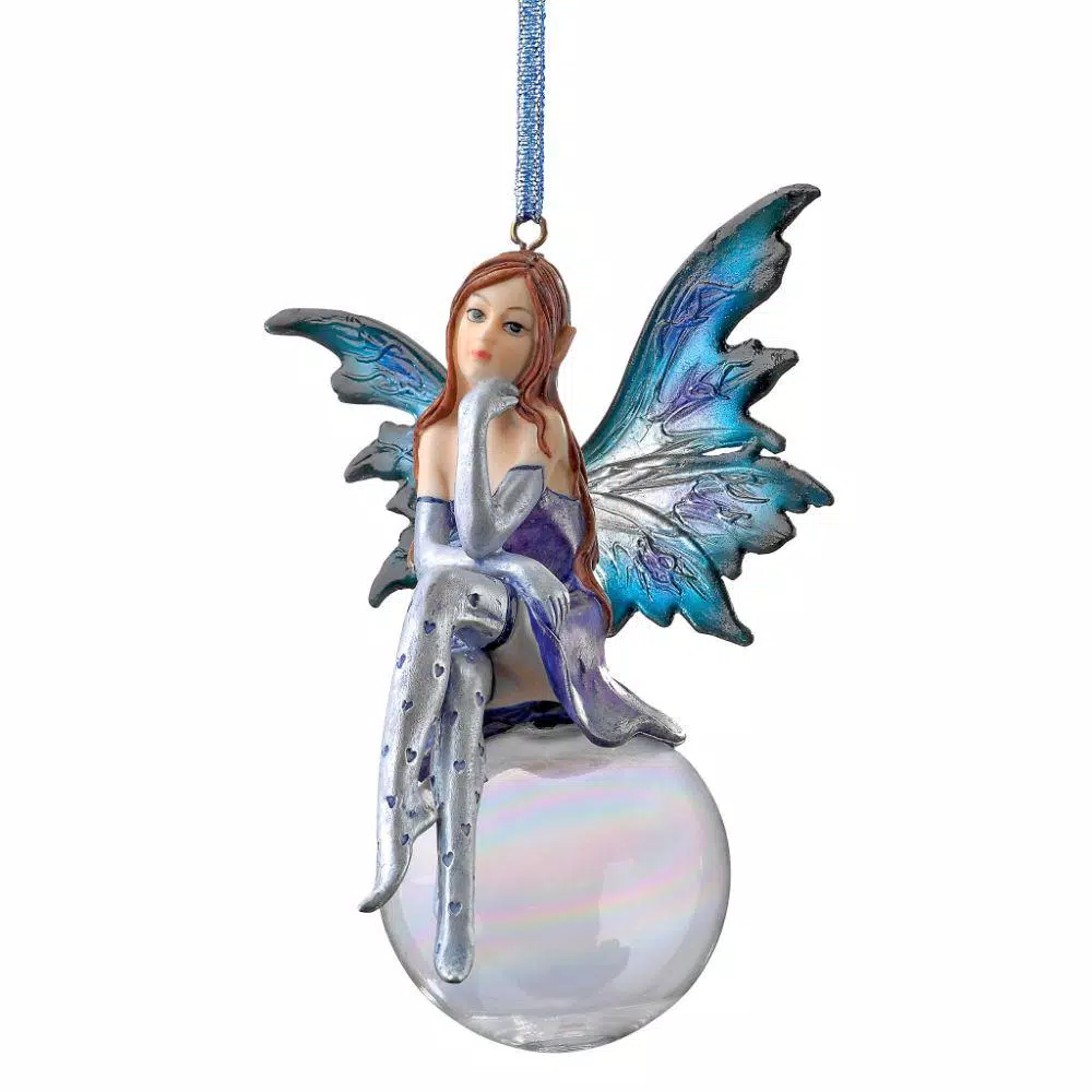 Design Toscano 5.5 In. The Snow Fairy Goddess Holiday Ornament 1 Design Toscano 5.5 In. The Snow Fairy Goddess Holiday Ornament