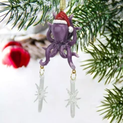 Design Toscano 5.5 In. Tenacious Tentacles Octopus Holiday Ornament 8 Design Toscano 5.5 In. Tenacious Tentacles Octopus Holiday Ornament -Christmas decorations shop design toscano christmas ornaments qs4040 1f 1000