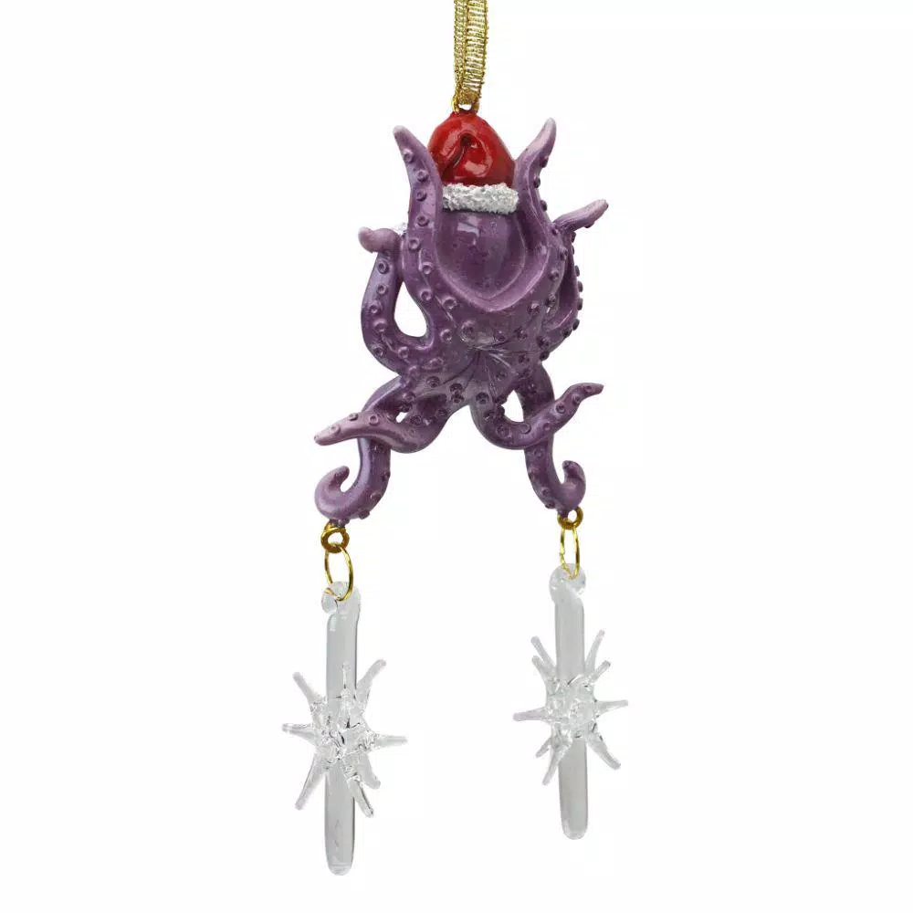 Design Toscano 5.5 In. Tenacious Tentacles Octopus Holiday Ornament 3 Design Toscano 5.5 In. Tenacious Tentacles Octopus Holiday Ornament - Image 3