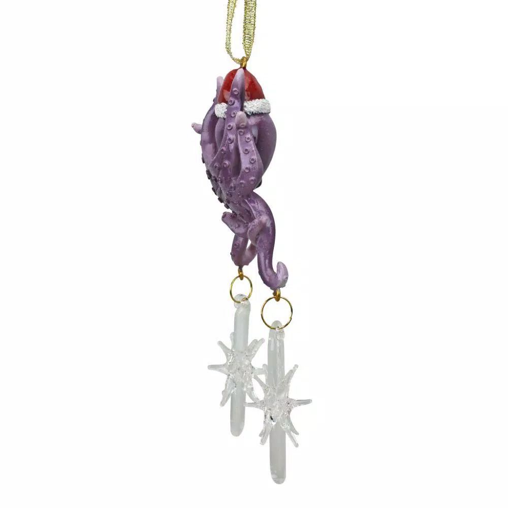 Design Toscano 5.5 In. Tenacious Tentacles Octopus Holiday Ornament 2 Design Toscano 5.5 In. Tenacious Tentacles Octopus Holiday Ornament - Image 2