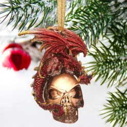 Design Toscano 3 In. The Black Coal Dragon 2016 Holiday Ornament 8 Design Toscano 3 In. The Black Coal Dragon 2016 Holiday Ornament -Christmas decorations shop design toscano christmas ornaments qs93847 1f 1000