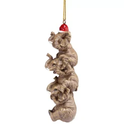 Design Toscano 5 In. See, Speak, Hear No Evil Elephant Holiday Ornament 11 Design Toscano 5 In. See, Speak, Hear No Evil Elephant Holiday Ornament -Christmas decorations shop design toscano christmas ornaments qs94879 4f 1000
