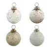 Evergreen 2-1/2 In. Chic Round Christmas Ornaments (12-Pack)
