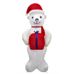 Fraser Hill Farm 8 Ft. Pre-Lit Plush Polar Bear Christmas Inflatable 14 Fraser Hill Farm 8 Ft. Pre-Lit Plush Polar Bear Christmas Inflatable -Christmas decorations shop fraser hill farm christmas inflatables fhfinplrbr08 1l 66 1000