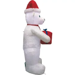 Fraser Hill Farm 8 Ft. Pre-Lit Plush Polar Bear Christmas Inflatable 16 Fraser Hill Farm 8 Ft. Pre-Lit Plush Polar Bear Christmas Inflatable -Christmas decorations shop fraser hill farm christmas inflatables fhfinplrbr08 1l c3 1000