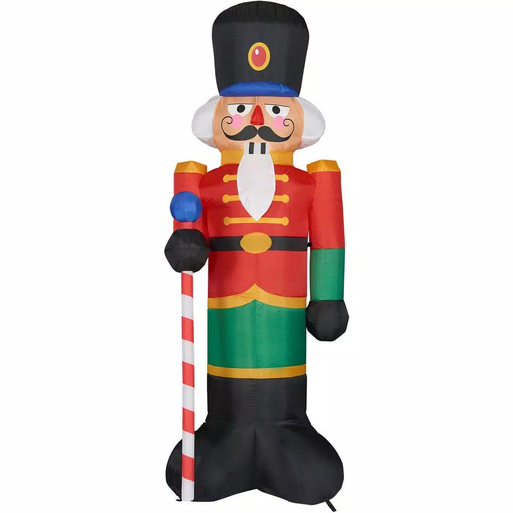 Fraser Hill Farm 10 Ft. Nutcracker Christmas Inflatable With Lights 1 Fraser Hill Farm 10 Ft. Nutcracker Christmas Inflatable With Lights