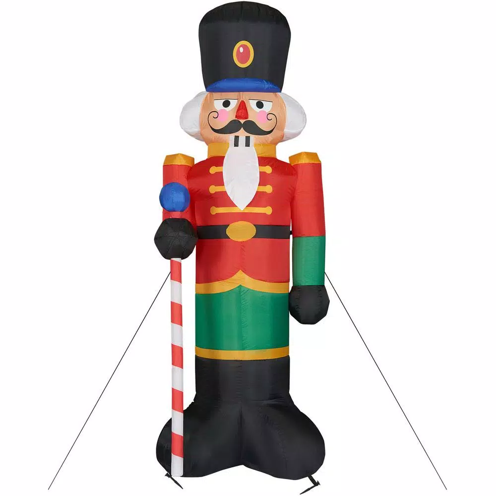Fraser Hill Farm 10 Ft. Nutcracker Christmas Inflatable With Lights 6 Fraser Hill Farm 10 Ft. Nutcracker Christmas Inflatable With Lights - Image 6