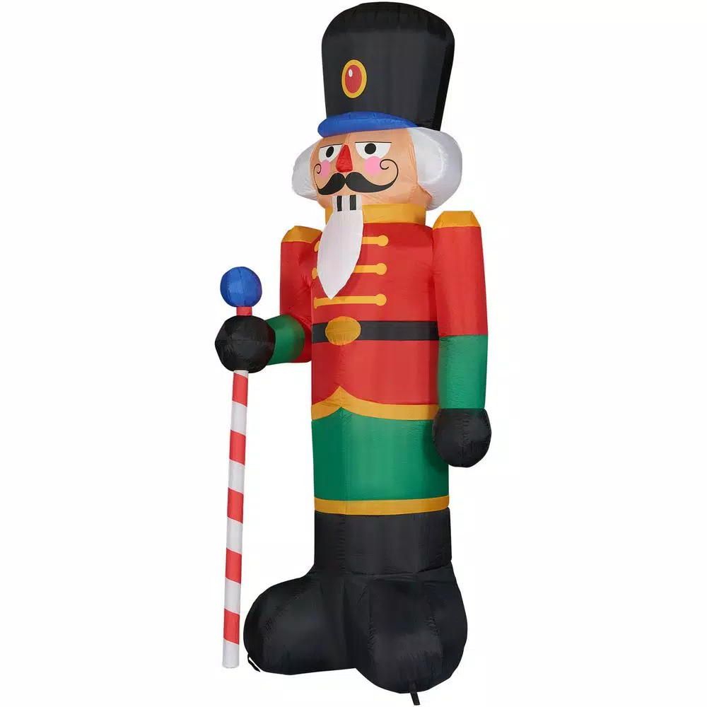 Fraser Hill Farm 10 Ft. Nutcracker Christmas Inflatable With Lights 7 Fraser Hill Farm 10 Ft. Nutcracker Christmas Inflatable With Lights - Image 7