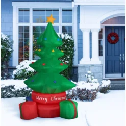 Fraser Hill Farm 6.5 Ft. Christmas Tree Inflatable With Lights -Christmas decorations shop fraser hill farm christmas inflatables fhftree0651 la 31 1000