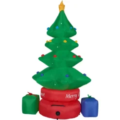 Fraser Hill Farm 6.5 Ft. Christmas Tree Inflatable With Lights -Christmas decorations shop fraser hill farm christmas inflatables fhftree0651 la 66 1000