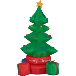 Fraser Hill Farm 6.5 Ft. Christmas Tree Inflatable With Lights -Christmas decorations shop fraser hill farm christmas inflatables fhftree0651 la 77 1000
