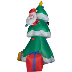 Fraser Hill Farm 20 Ft. Christmas Tree With Santa And Gifts Inflatable With Lights 16 Fraser Hill Farm 20 Ft. Christmas Tree With Santa And Gifts Inflatable With Lights -Christmas decorations shop fraser hill farm christmas inflatables fhftree201 l 66 1000