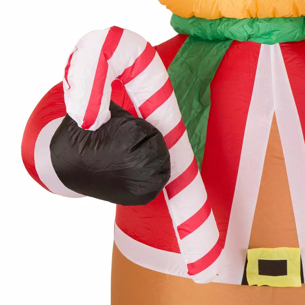 Glitzhome 8 Ft. Lighted Inflatable Reindeer Decor 3 Glitzhome 8 Ft. Lighted Inflatable Reindeer Decor - Image 3