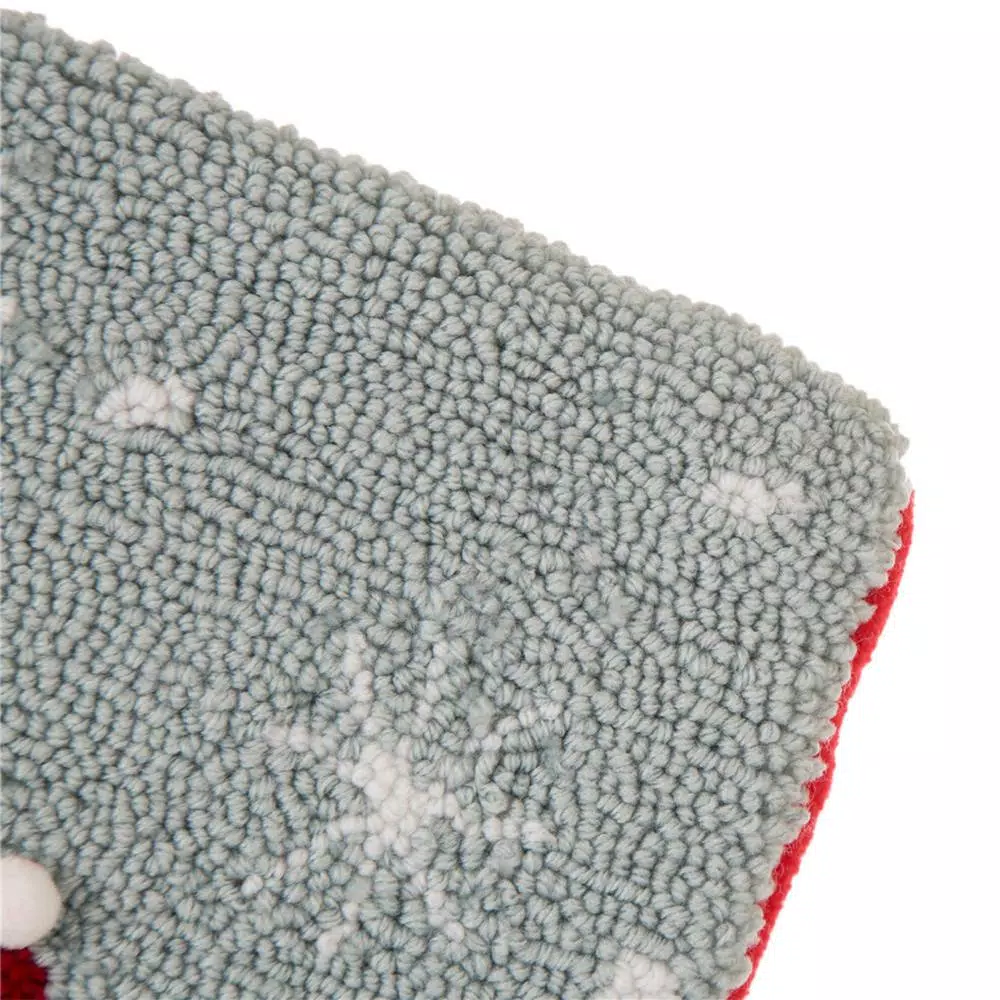 Glitzhome 19 In. L Fox Hooked Stocking 3 Glitzhome 19 In. L Fox Hooked Stocking - Image 3