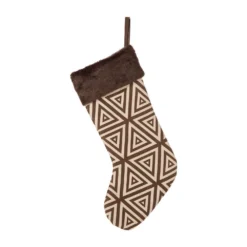 Glitzhome 20 In. L Christmas Stocking With Faux Fur Cuff 10 Glitzhome 20 In. L Christmas Stocking With Faux Fur Cuff -Christmas decorations shop glitzhome christmas stockings 1113004458 44 1000