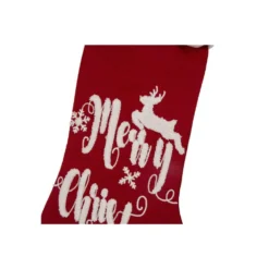 Glitzhome 21 In. H Fabric Stocking, In. Merry Christmas In 10 Glitzhome 21 In. H Fabric Stocking, In. Merry Christmas In -Christmas decorations shop glitzhome christmas stockings 1113202454 1f 1000
