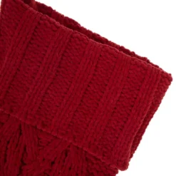 Glitzhome 22 In. L Knitted Polyester Red Christmas Stocking 10 Glitzhome 22 In. L Knitted Polyester Red Christmas Stocking -Christmas decorations shop glitzhome christmas stockings 1113203190 1f 1000