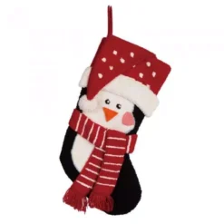 Glitzhome 19 In. H Acrylic/Polyester 3D Hooked Penguin And Reindeer Stocking (Set Of 2) 7 Glitzhome 19 In. H Acrylic/Polyester 3D Hooked Penguin And Reindeer Stocking (Set Of 2) -Christmas decorations shop glitzhome christmas stockings 2004700015 4f 1000