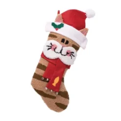 Glitzhome 22 In. H Polyester Hooked 3D Cat Stocking (2-Pack) 7 Glitzhome 22 In. H Polyester Hooked 3D Cat Stocking (2-Pack) -Christmas decorations shop glitzhome christmas stockings 2004700056 c3 1000