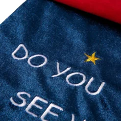 Glitzhome 36 In. H Polyester Velvet 3D Oversized Snowman Stocking -Christmas decorations shop glitzhome christmas stockings 2004700070 c3 1000