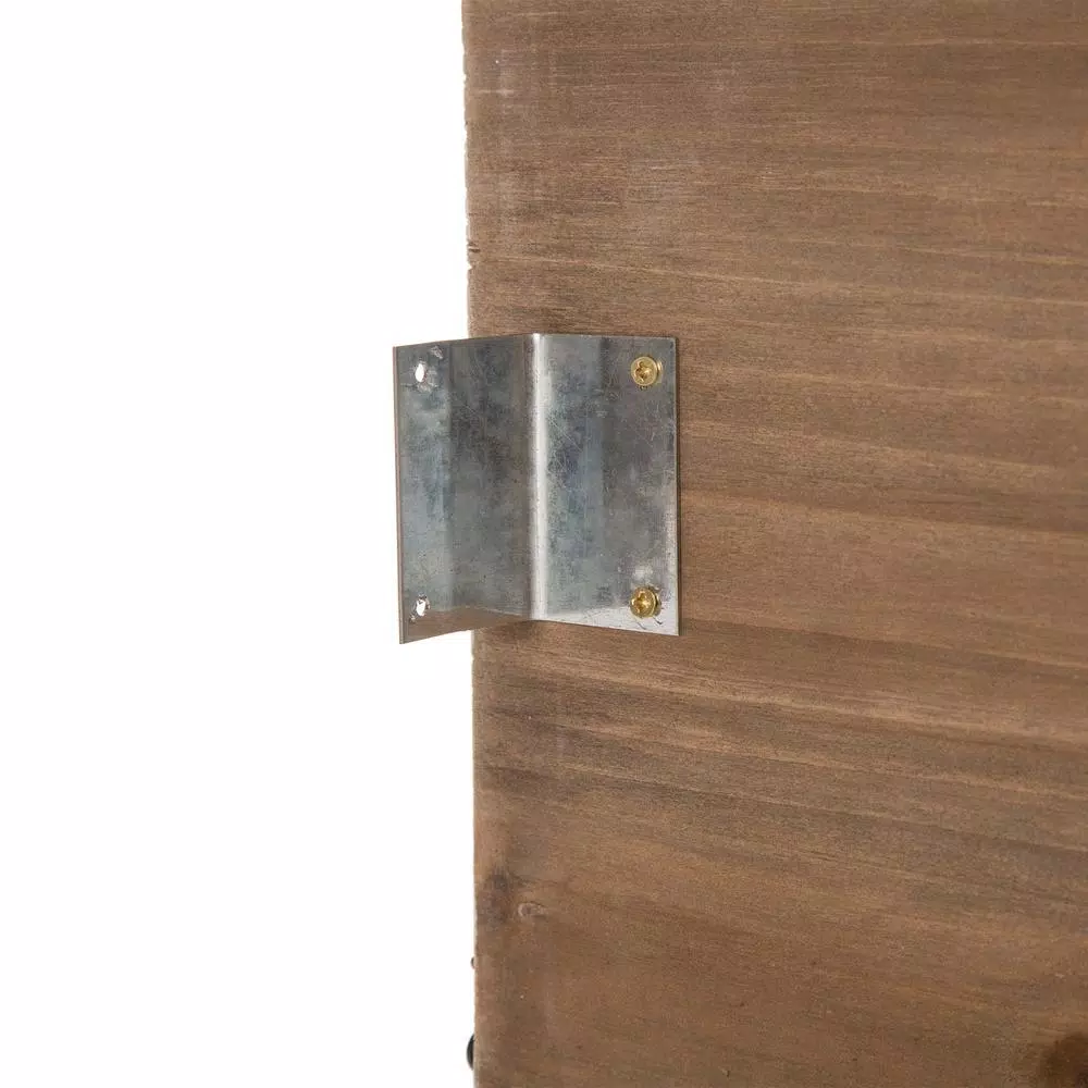 Glitzhome 22.09 In. L Washed White Wooden Tree Collar (KD) 4 Glitzhome 22.09 In. L Washed White Wooden Tree Collar (KD) - Image 4