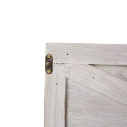 Glitzhome 22.09 In. L Washed White Wooden Tree Collar (KD) 12 Glitzhome 22.09 In. L Washed White Wooden Tree Collar (KD) -Christmas decorations shop glitzhome christmas tree skirts collars 1106203433 fa 1000