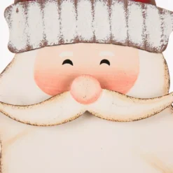 Glitzhome 36 In. H Iron Santa Yard Stake 10 Glitzhome 36 In. H Iron Santa Yard Stake -Christmas decorations shop glitzhome christmas yard decorations 1106003477 1f 1000